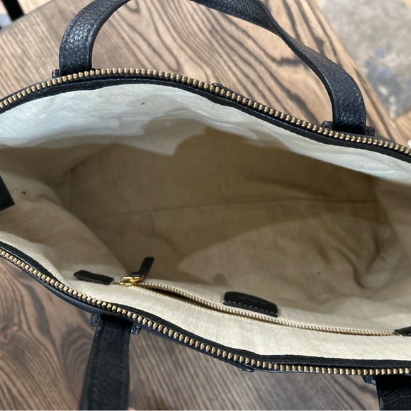 Tory Burch Black Leather Tote - Picture 3 of 3